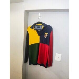 Chaps Rugby Vintage Men’s Long Sleeve Shirt Size Small